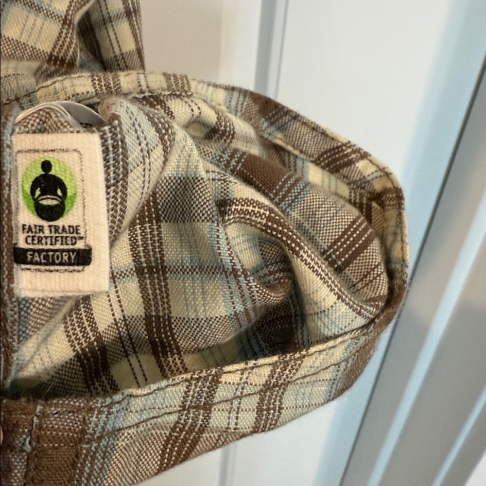 Mountain Khakis Shirt Brown Plaid Pearl Snap Outdoor Hiking Casual large - Picture 5 of 7